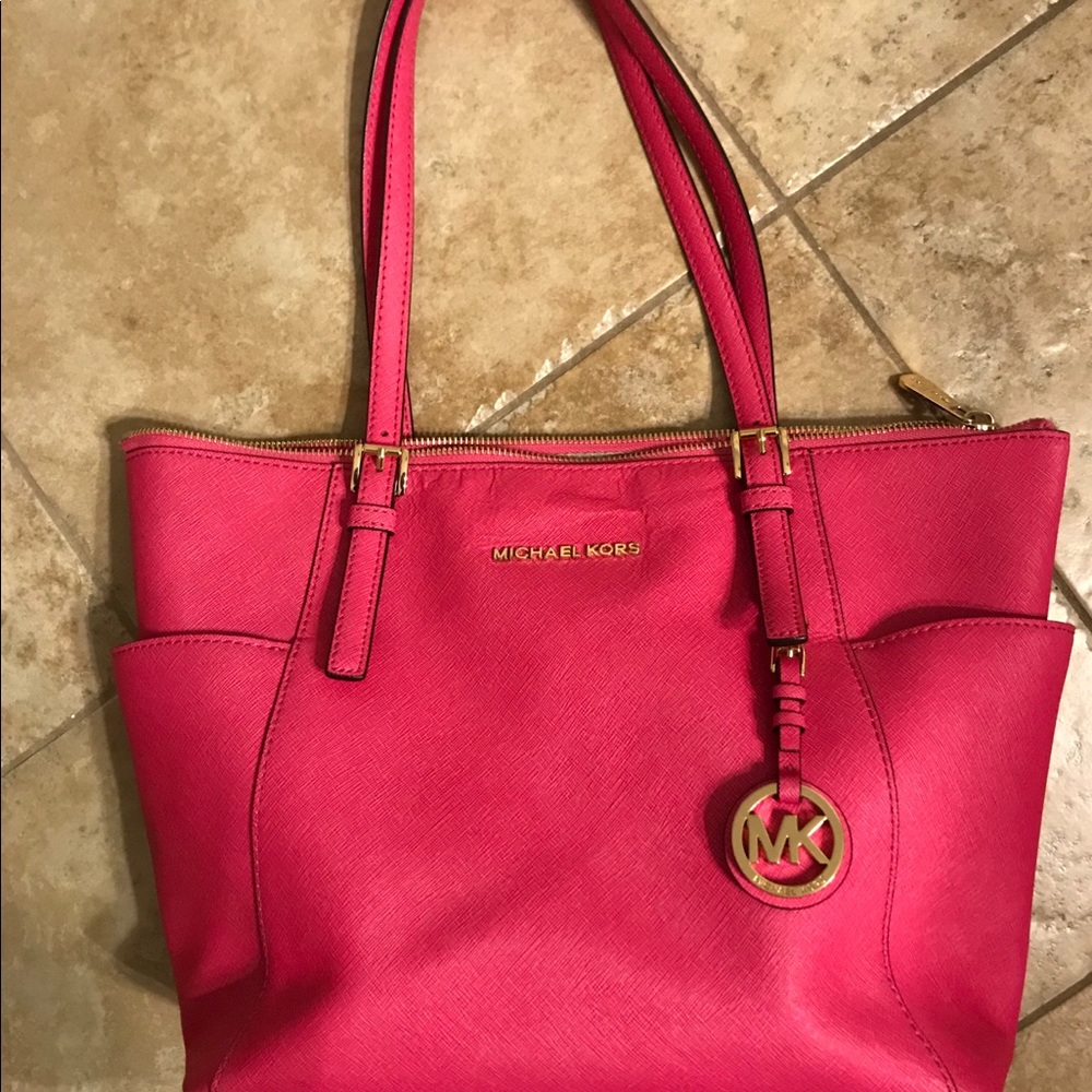 Pink Michael Kors Tote - Saffiano